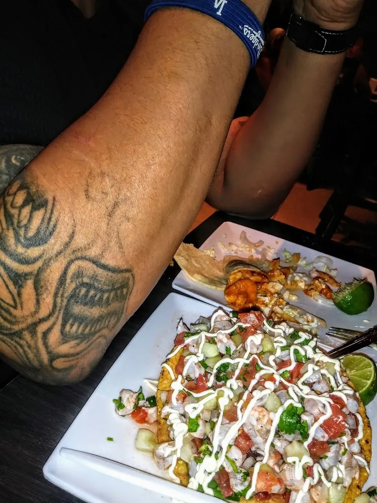 Shrimp Ceviche Tostada